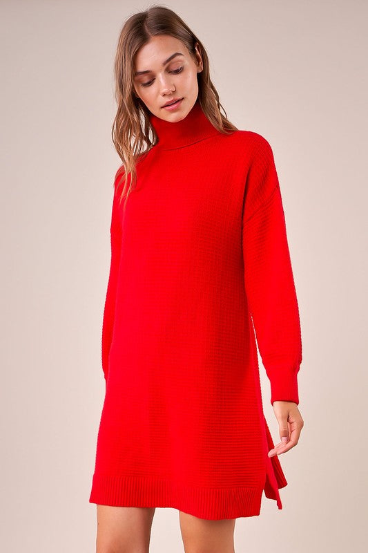 Paris Red Oversized Dress