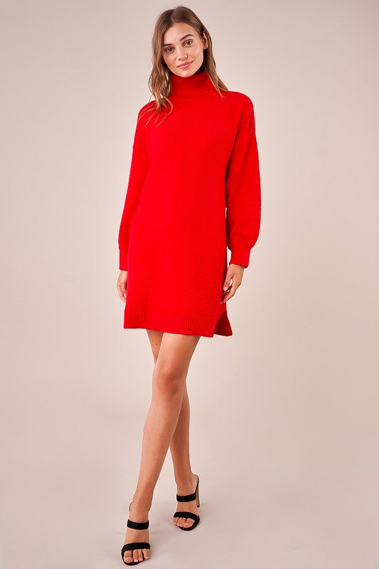 Paris Red Oversized Dress