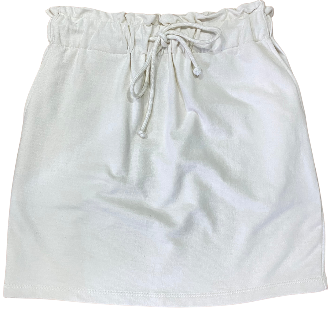 french terry skirt