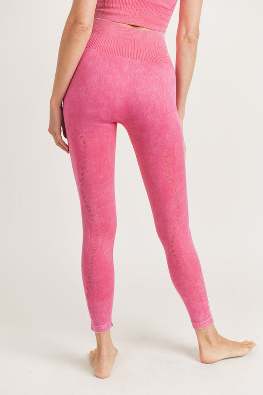 cotton candy pink highwaist leggings