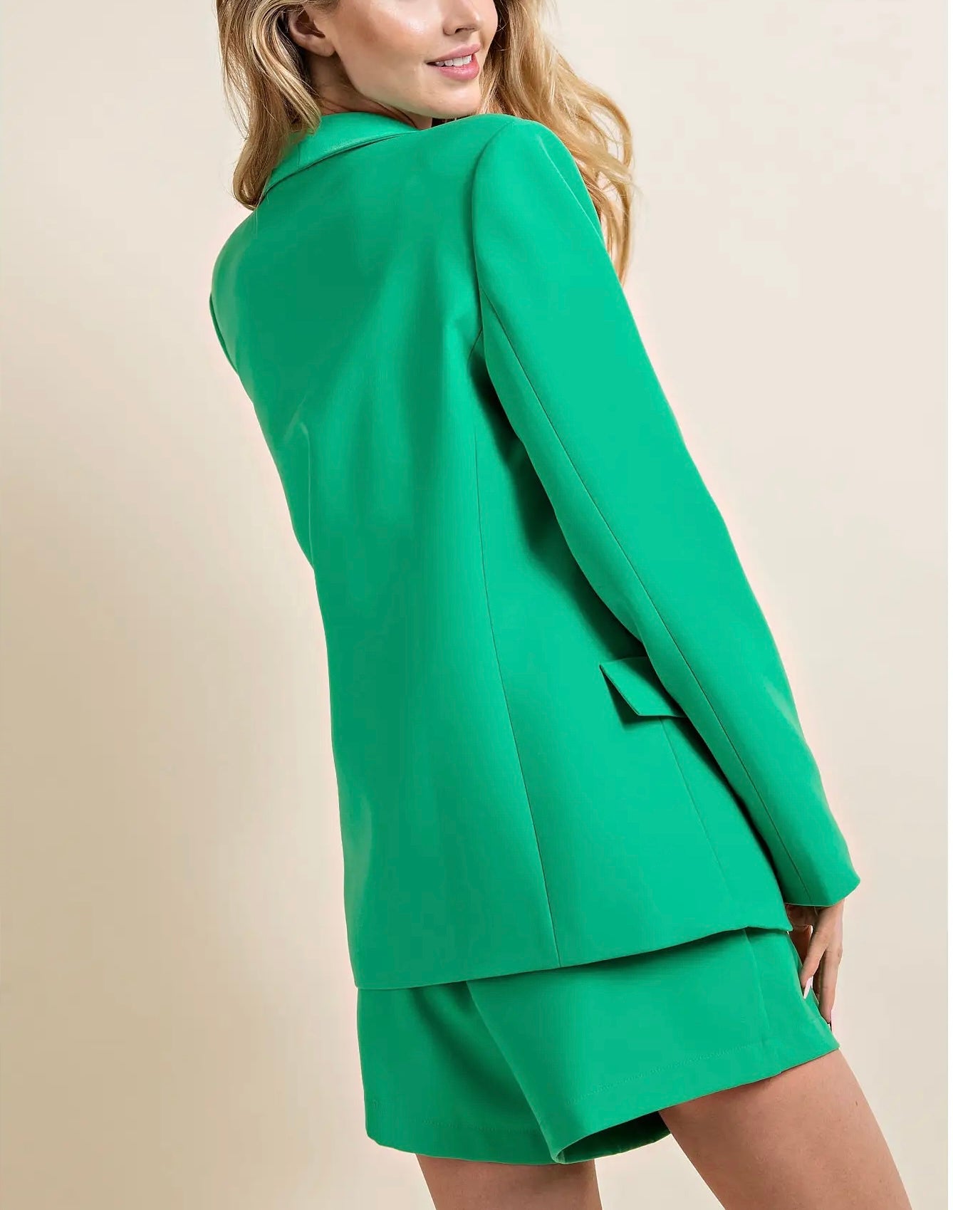 kelly green blazer